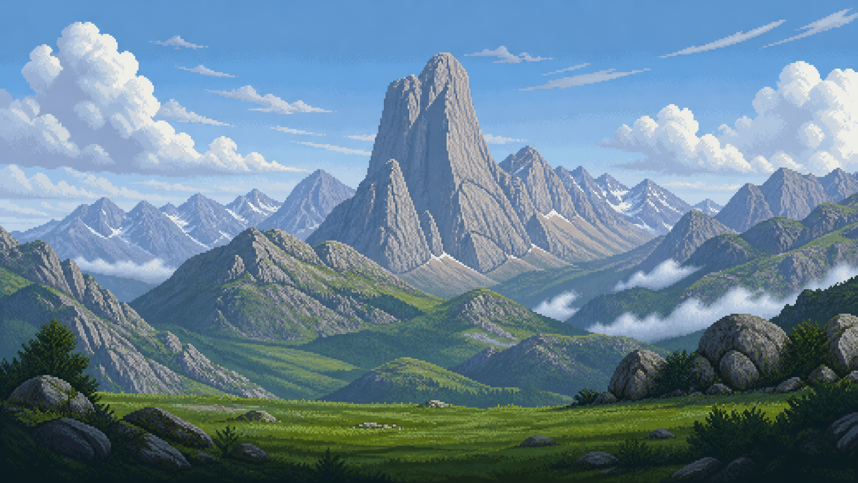 Escenariu de los Picos d’Europa nel xuegu